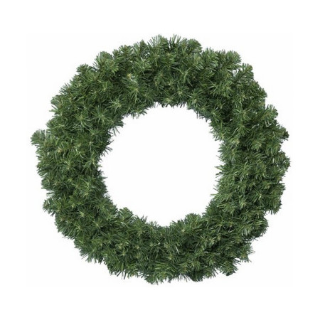couronne de noel everlands 680452 vert o 50 cm