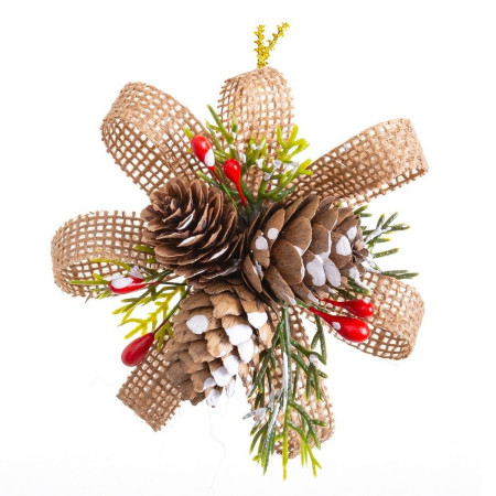 decorations de noel multicouleur naturel plastique fibre 105 x 4 x 20 cm 3 unites