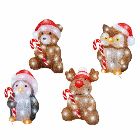 figure decorative de jardin 491338 animaux noel 178 x 172 x 235 cm