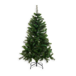 sapin de noel vert pvc metal polyethylene 120 cm