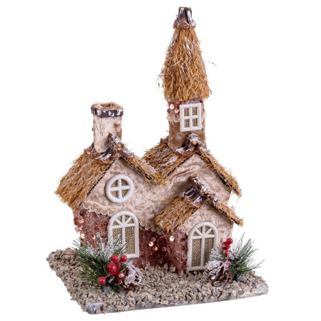 decorations de noel multicouleur naturel polyfoam maison 20 x 16 x 285 cm