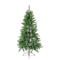 sapin de noel vert pvc metal polyethylene 150 cm