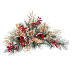 accroches portes noel multicouleur dore plastique 60 cm