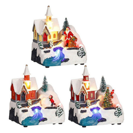 decorations de noel eglise 115 x 95 x 14 cm scene