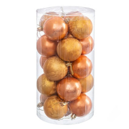boules de noel argent plastique 6 x 6 x 6 cm 12 unites
