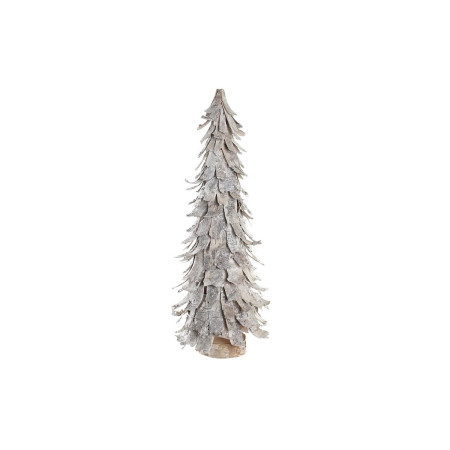 sapin de noel dkd home decor gris naturel bouleau 35 x 35 x 96 cm