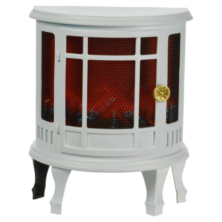 decorations de noel lifetime blanc cheminee 25 x 125 x 30 cm lumiere led