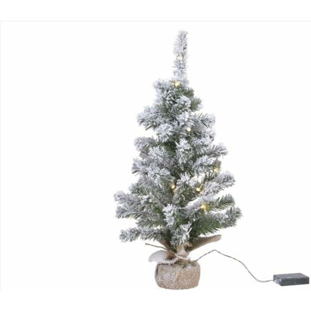sapin de noel lumineo imperial enneige o 36 x 60 cm mini microled