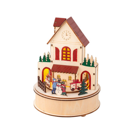 decorations de noel lumineo petit maison 15 x 203 cm microled