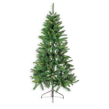 sapin de noel vert pvc metal polyethylene 180 cm