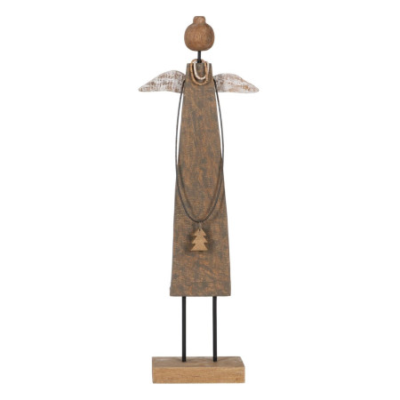 decorations de noel naturel bois de manguier ange 22 x 85 x 715 cm
