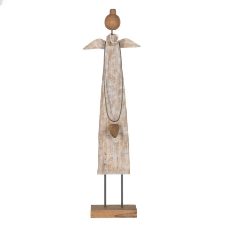 decorations de noel naturel bois de manguier ange 225 x 9 x 845 cm