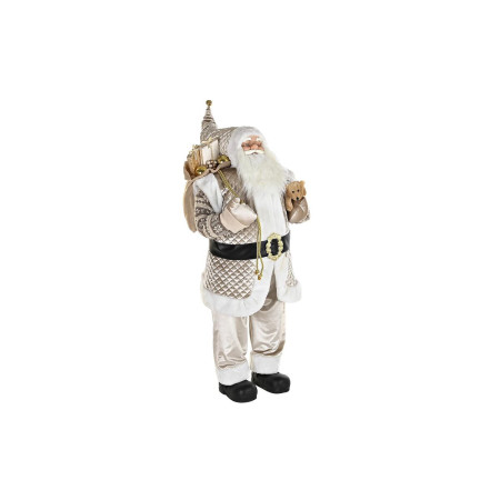 decoration dkd home decor pere noel gris pvc 60 x 50 x 124 cm