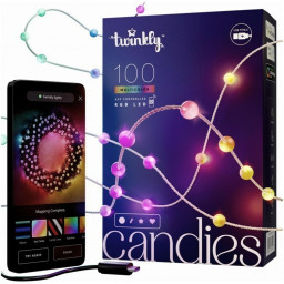 guirlande lumineuse led twinkly twkp100rgb t noel 10 w multicouleur