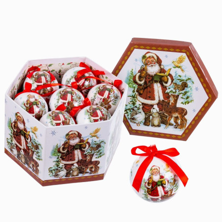 boules de noel multicouleur polyfoam pere noel 75 x 75 x 75 cm 14 unites