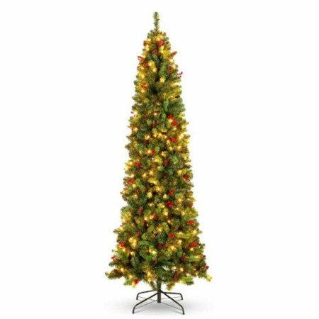 sapin de noel dkd home decor vert metal polyethylene 70 x 70 x 210 cm