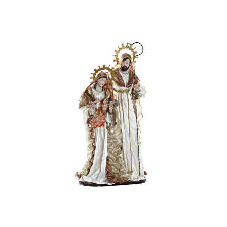 decorations de noel dkd home decor blanc dore plastique 48 x 28 x 90 cm