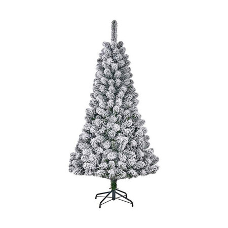 sapin de noel black box trees givre 86 x 155 cm