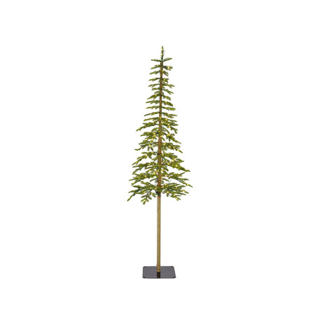 sapin de noel everlands vert pvc metal polystyrene sapin o 41 x 180 cm microled