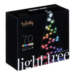 sapin de noel twinkly twwt050spp beu multicouleur noel plastique