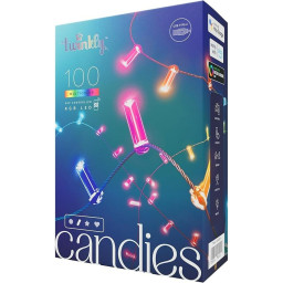 guirlande lumineuse led twinkly twkc100rgb g noel 10 w multicouleur