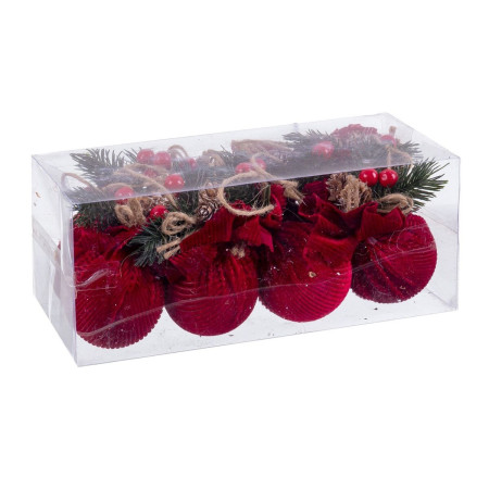 boules de noel multicouleur mousse