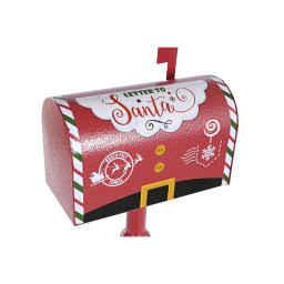 decorations de noel dkd home decor blanc noir rouge vert boite aux lettres 33 x 18 x 1005 cm