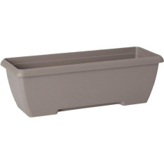 Jardiniere - GARDEN ID Teramo - Taupe 60 cm - Solidité - Réserve d'eau intégrée - Rec Jardiniere - GARDEN ID Teramo - Taupe 60 cm - Solidité - Réserve d'eau intégrée - Rec