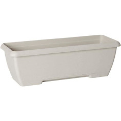 Jardiniere - GARDEN ID Teramo - Blanc 60 cm - Solidité - Réserve d'eau intégrée - Rec Jardiniere - GARDEN ID Teramo - Blanc 60 cm - Solidité - Réserve d'eau intégrée - Rec