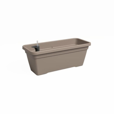 Jardiniere VENEZIA L SWS - Plastique - Taupe - Rectangulaire - 57,5 x 24,5 x 22,5 cm - ARTEVASI
