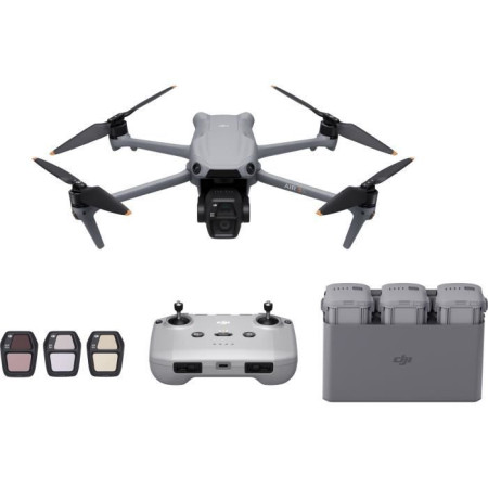 Drone - DJI - Air 3S Fly More Combo (- DJI - RC-N3) - Double Caméra CMOS 1 et Télécam