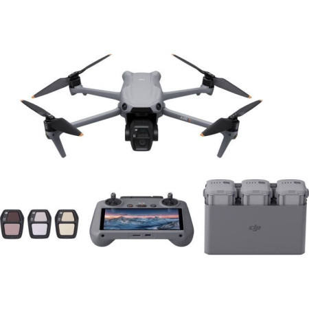 Drone - DJI - Air 3S Fly More Combo (- DJI - RC 2) - Double Caméra CMOS 1 et Télécam