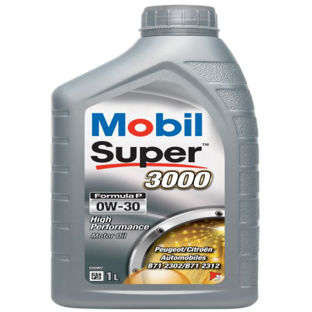 MOBIL Huile-Additif SUPER 3000 Formula-P - Synthetique / 0W30 / 1L