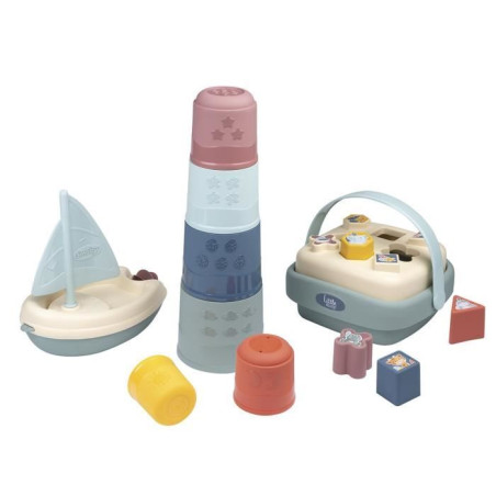 Coffret Éveil et Bain - Little Smoby - 3 Jeux d'Éveil - Des 12 Mois - Fabrication française