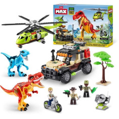 Set de Construction - ZURU - Dino Adventure Dino Hunt (592 pieces) - Aventure préhist Set de Construction - ZURU - Dino Adventure Dino Hunt (592 pieces) - Aventure préhist