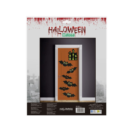 Décoration d'Halloween Chauve-souris 7 Pièces