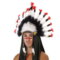 Coiffe indienne 39011 Multicouleur