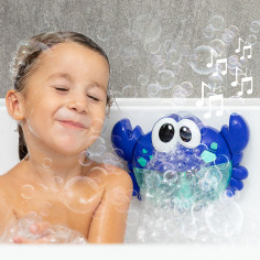 Crabe musical avec bulles de savon pour le bain Crabbly InnovaGoods Crabe musical avec bulles de savon pour le bain Crabbly InnovaGoods