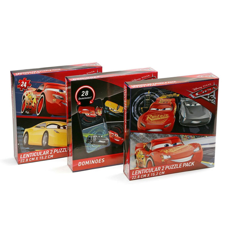 Set de dominos et puzzle Cars 3 Unités - Zoma
