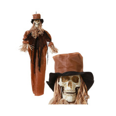 Décoration d'Halloween Épouvantail 135 cm