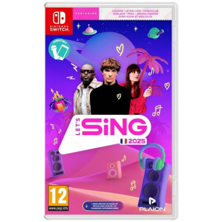 Let's Sing 2025&nbsp;- Jeu Nintendo Switch