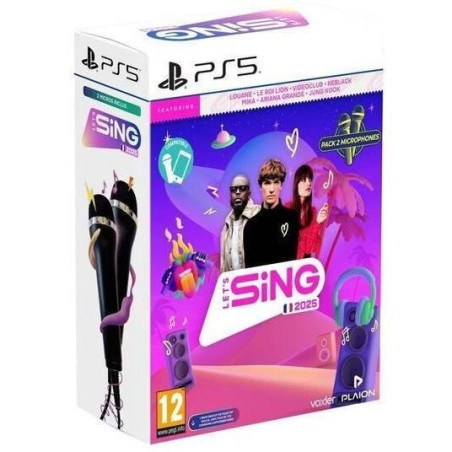 Let's Sing 2025 + 2 Micros&nbsp;- Jeu PS5