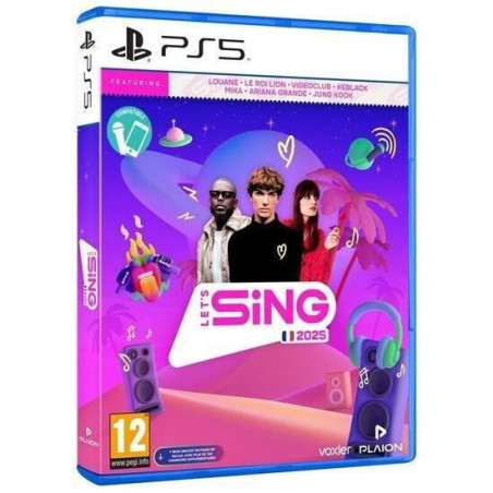 Let's Sing 2025&nbsp;- Jeu PS5