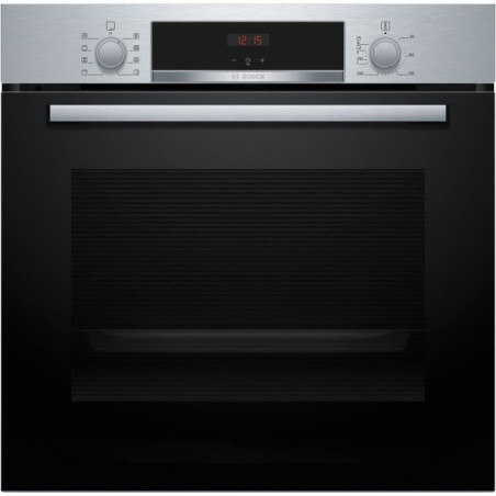 Four encastrable - BOSCH SERIE 4 - Inox - Chaleur tournante - 71 L - Classe énergie A+