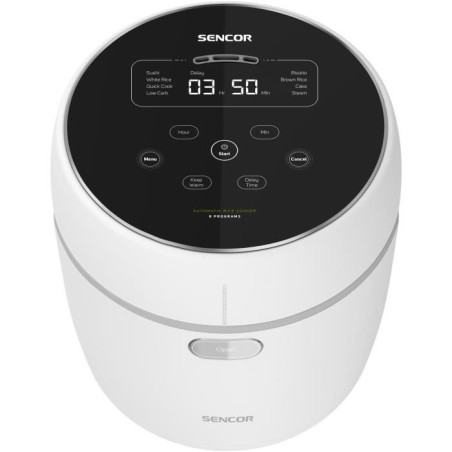 Cuiseur a riz - SENCOR - SRM 0670WH - 350 W - 0,6 L - Blanc