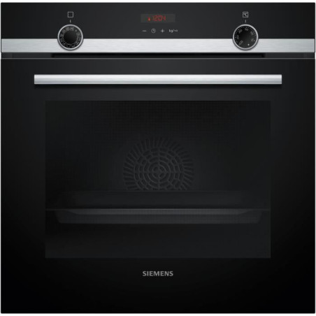 Four pyrolyse - SIEMENS IQ300 - HB574ABR3F - Noir - 7 modes de cuisson - 59,5 x 59,4 x 54,8 cm