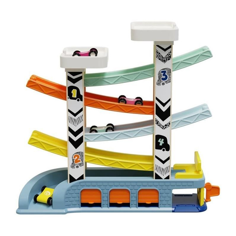 Piste Course Mur Plafond Enfant Circuit De Voitures Piste Escalade 360° - Jeu Intérieur Extérieur Pour Enfants