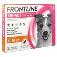 FRONTLINE TRI-ACT 5-10kg - 3 pipettes