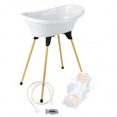 Pack baignoire THERMOBABY VASCO 5 en 1 Blanc muguet - Fabriqué en France Pack baignoire THERMOBABY VASCO 5 en 1 Blanc muguet - Fabriqué en France