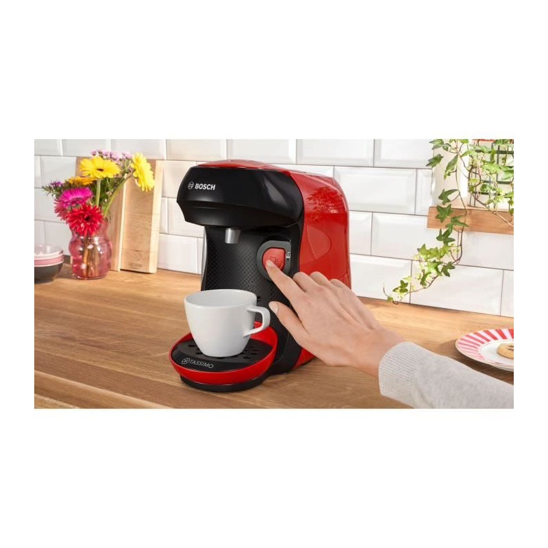 Bosch Tassimo Happy Friendly TAS107E - Machine à Café Multi-Boissons, +70 Variétés, Crème